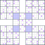 Samurai Sudoku #132
