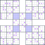 Samurai Sudoku #133
