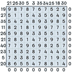 Number Cross #61