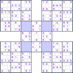 Samurai Sudoku #142