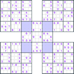 Samurai Sudoku #144