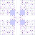 Samurai Sudoku #145