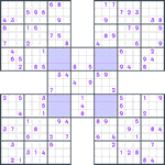 Samurai Sudoku #152