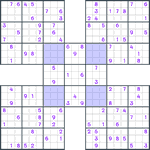 Samurai Sudoku #156