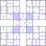 Samurai Sudoku #157