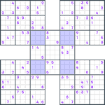 Samurai Sudoku #158