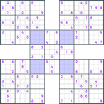 Samurai Sudoku #160