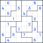 Jigsaw Sudoku #188