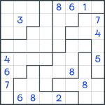 Jigsaw Sudoku #192