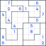 Jigsaw Sudoku #195
