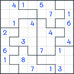 Jigsaw Sudoku #196