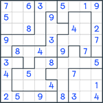 Jigsaw Sudoku #209