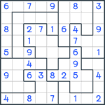 Jigsaw Sudoku #210