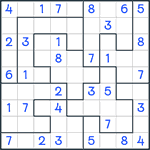 Jigsaw Sudoku #215
