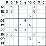 Sandwich Sudoku #68
