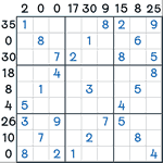 Sandwich Sudoku #81