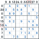 Sandwich Sudoku #82