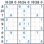 Sandwich Sudoku #86