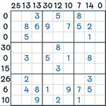 Sandwich Sudoku #88