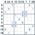 Sandwich Sudoku #90