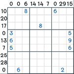 Sandwich Sudoku #91