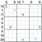 Sandwich Sudoku #96