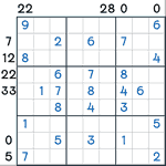 Sandwich Sudoku #99