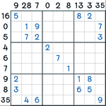Sandwich Sudoku #109
