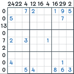 Sandwich Sudoku #111