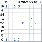 Sandwich Sudoku #112