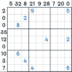 Sandwich Sudoku #113