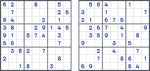 Twin Corresponding Sudoku #44