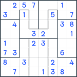 Jigsaw Sudoku #221
