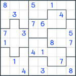 Jigsaw Sudoku #234