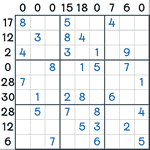 Sandwich Sudoku #125