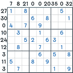 Sandwich Sudoku #126