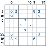 Sandwich Sudoku #136