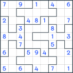 Jigsaw Sudoku #250
