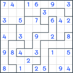 Jigsaw Sudoku #252