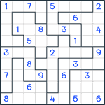 Jigsaw Sudoku #254