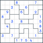 Jigsaw Sudoku #257