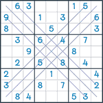 Bold X Sudoku #124