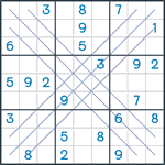 Bold X Sudoku #130