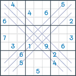 Bold X Sudoku #133