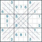 Bold X Sudoku #135
