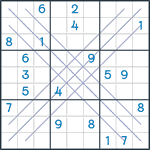 Bold X Sudoku #137