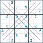 Bold X Sudoku #139