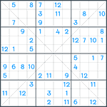 Sudoku X #257